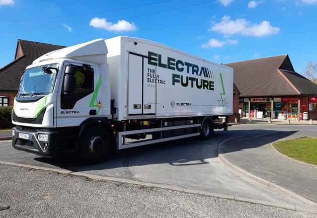 AF Blakemore trials electric truck for deliveries