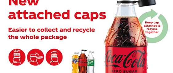 New Coca-Cola caps to improve recycling rates
